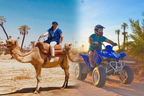Balade Chameau et Quad à la Palmeraie de Marrakech