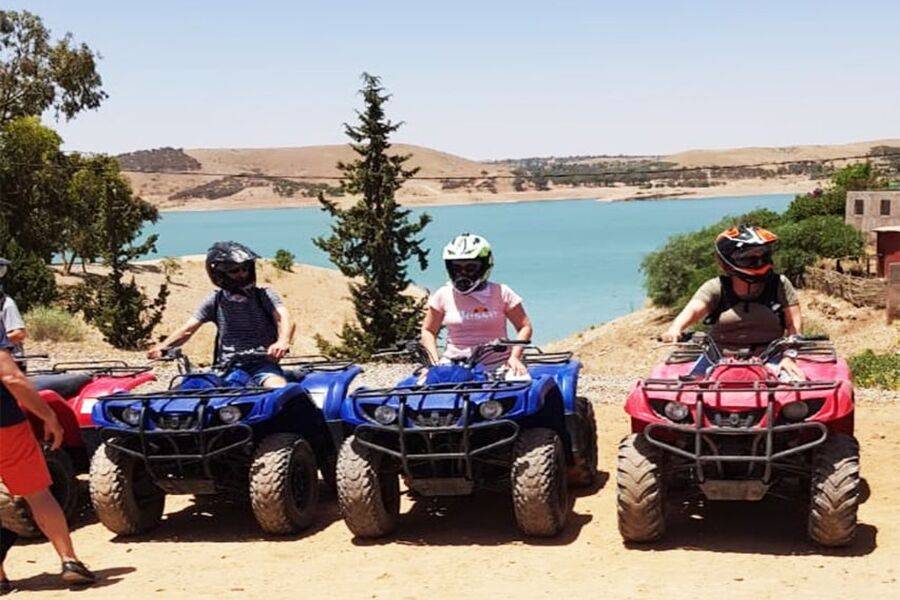 Expérience en quad sur le lac Lalla Takerkoust au départ de Marrakech